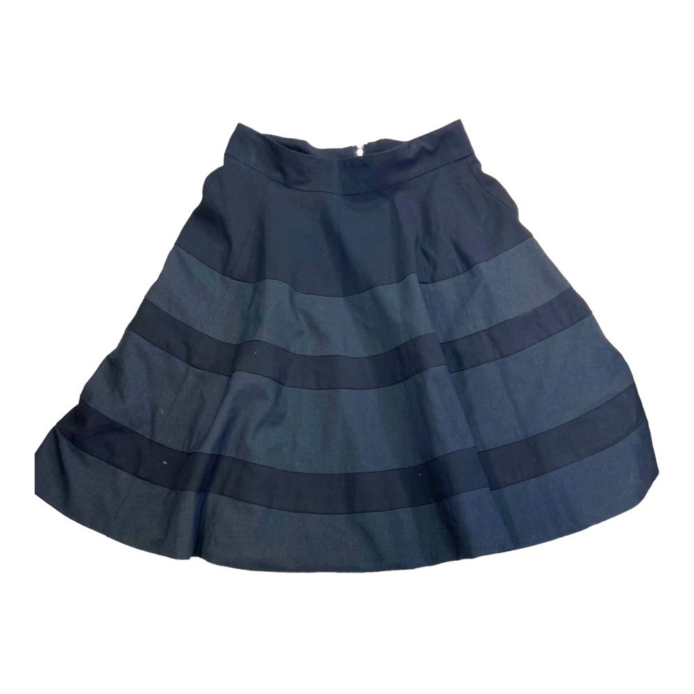 Amanda + Chelsea full a-line flare black skirt 6